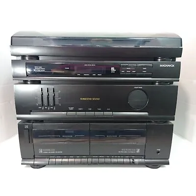 Magnavox AS9506 Cassette Tape Record Player Combo Stereo Read • $160