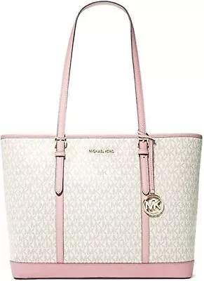 Michael Kors Women Ladies Large Tote Bag Handbag Purse Satchel Shoulder Vanilla • $205