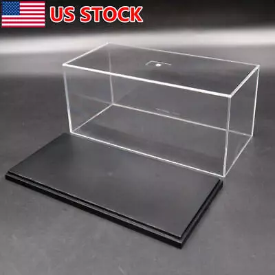 1:43 Acrylic Case Display Box Show Transparent Dust Proof With Base For Model. • $12.99