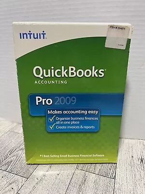 Intuit QuickBooks Pro 2009 Small Business Accounting Software • $120