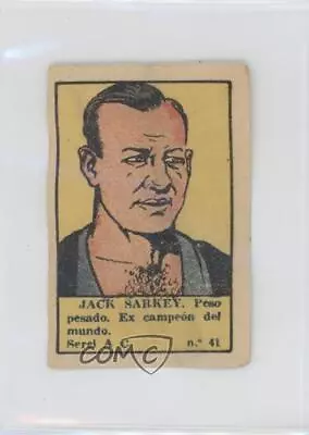 1941 Valenciana Album Boxers (Serie A C) Jack Sharkey #41 • $18.94