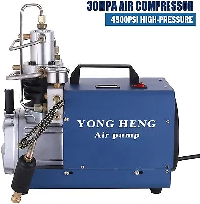 YONG HENG High Pressure Air Compressor Pump 110V 30Mpa 4500PSI Air Rifle PCP • $240.50