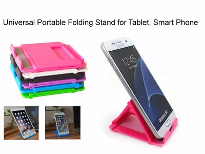 Universal Folding Portable Desktop Holder Stand For IPad IPhone  Samsung Galaxy • $6.25