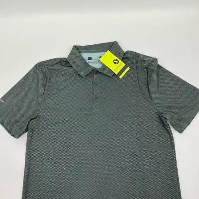 $22 • Buy New Xersion Mens Polo T-shirt Sz S Charcoal Short Sleeve V955