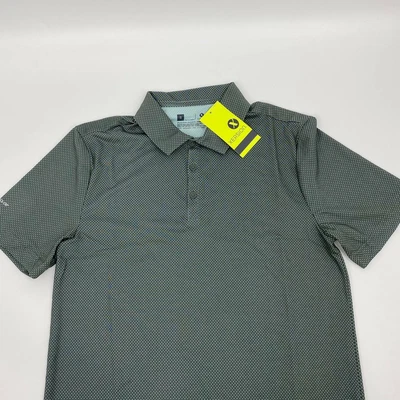 $22 • Buy New Xersion Mens Polo T-shirt Sz S Charcoal Short Sleeve V955