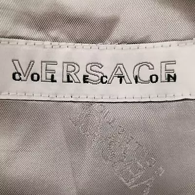 Versace Collection Men Grey Pinstripe Sport Coat L • $8.99