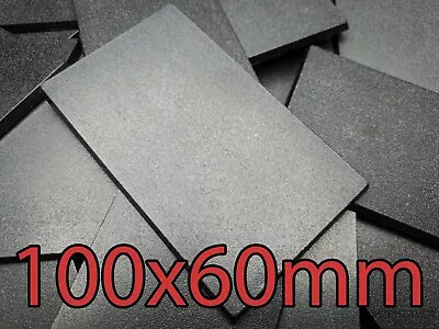 100x60mm Rectangle Plain Wargaming Plastic Bases Warhammer Brand New Wargames • £7.59