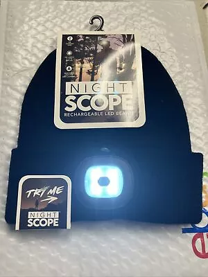 Night Scope Rechargeable LED Beanie Black Adult • $15