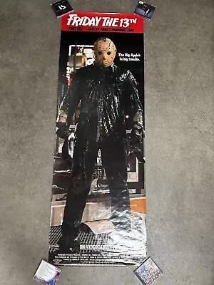 Friday The 13th Part VIII: Jason Takes Manhattan 1989 Video Poster Door Style • $300