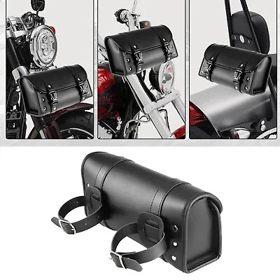 Front Fork Tool Bag Storage SaddleBag For Harley Sportster 84 XL 1200 883 Iron • $23.99