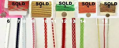 Dollhouse Miniature Christmas Trim - Overstock Sale - Many Styles- Choice Of One • $1.99