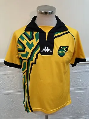 Kappa Jamaica Home 1998-2000 Football Soccer Reggae Boyz Shirt Jersey Size Small • £103.24