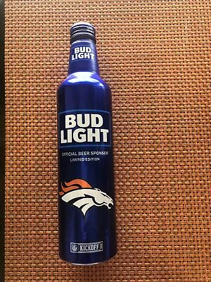 $2.50 • Buy One16oz.Bud.Light Aluminum Bottle.Denver Broncos 2018 Kickoff  Empty