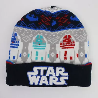 R2-D2 Beanie Cap Snow Winter Hat Cap Star Wars Toddler Christmas Holidays • $13.04