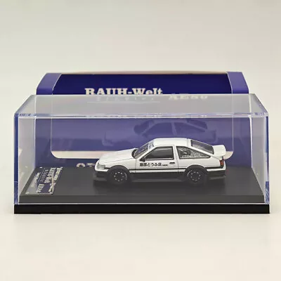 1/64 STREET WARRIOR RWB AE86 Fujiwara Livery White Diecast Models Car Collection • $45.65