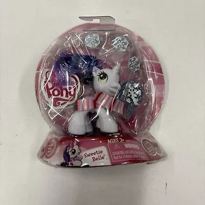 NEW MY LITTLE PONY MLP Sweetie Belle Holiday Unicorn 2009 ~ Bubble Dented • $15.57