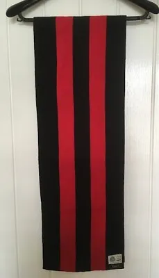 Iconic & Original Man City Red/black Scarf-fa Cup Final Vs Leicester City 1969 • £9.99