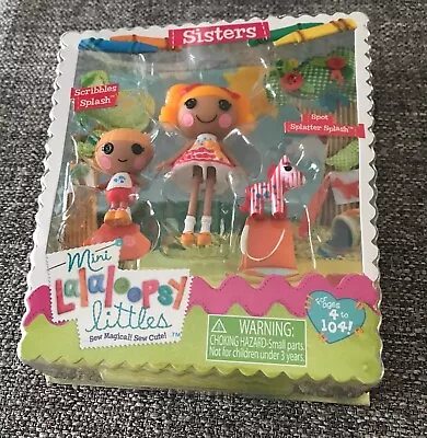 Lalaloopsy Mini Sisters NEW SEALED Scribbles Spot Splatter Splash Series 2 2013 • $29.97