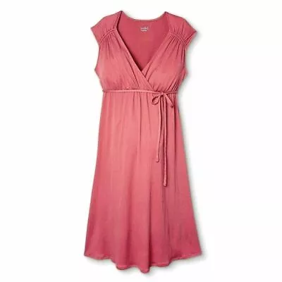 Short Sleeve A-Line Isabel Maternity Dress By Ingrid & Isabel Size M Or L • $19.99