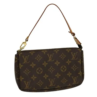 LOUIS VUITTON Monogram Pochette Accessoires Pouch Vintage M51980 LV Auth Am2662g • $640