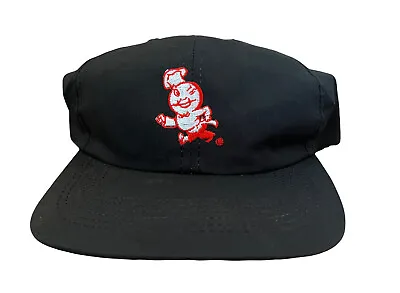Vintage McDonald’s Speedee Hat Crest Uniform Black Hat Logo Embroidered Made USA • $40