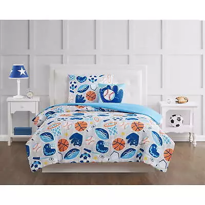 My World All Star Twin 3 Piece Comforter Set Machine Washable Durable Microfiber • $32.74