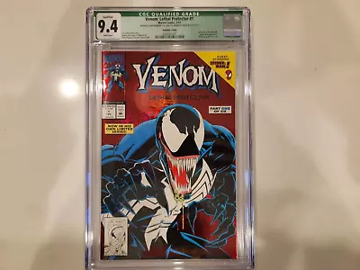 Venom Lethal Protector #1 CGC 9.8 And 9.4 Double Married Cover Rare 1992 Grade • $179.99