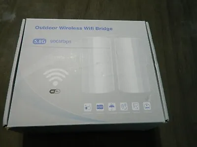 Wireless Bridge CPE58G Point To Point 5.8G Long Range Outdoor WiFi CPE • $54.99