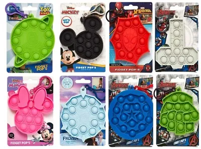 £2.89 • Buy Disney & Marvel Avengers Fidget Poppers Pop It Stress Character Toy Keyring