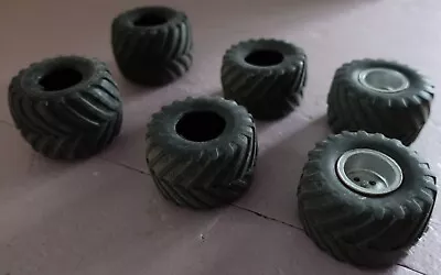 Smaller 1/32 Scale TIRES For Monster Truck Model Kit - Old Sold As-is  6 Tires • $12.99