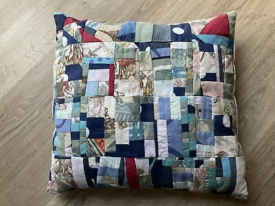 Cushion Handmade Crumb Quilted CushionBy Jenny Wren Handicrafts”19”x 19”.NEW • £12