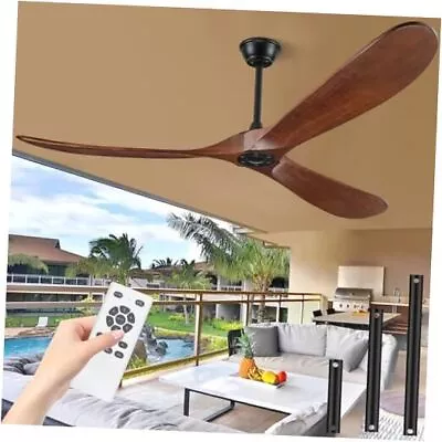 72  Ceiling Fans Without Lights 72 Inch Ceiling Fan With Remote High Cfm  • $349.44