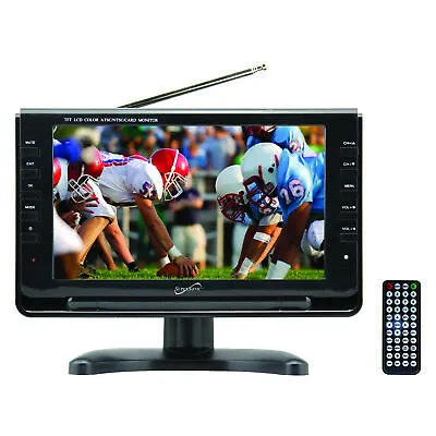 9  Portable Digital LCD TV W/ USB & SD Inputs 12 Volt AC/DC Compatible For RVs • $97.90