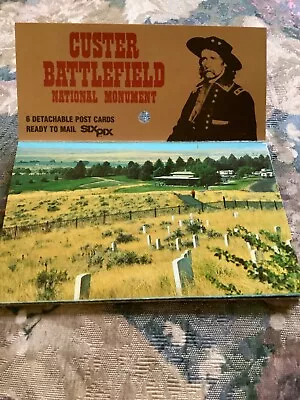 Crow Agency Montana MT Custer Battlefield 6 Detachable Postcards • $6