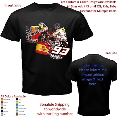 T- Shirt Marc Márquez Marquez MotoGP Shirt Adult S-5XL Youth Babies Toddler • $21.99