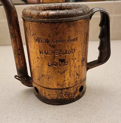 Vintage  SWINGSPOUT Half Gallon Copper Oil Dispenser • $70