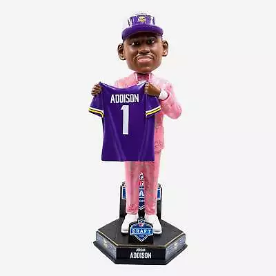 Jordan Addison Minnesota Vikings 2023 Draft Pick Bobblehead NFL Football • $74.99