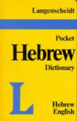 Langenscheidt Pocket Hebrew Dictionary: Modern Hebrew-English (Langensche - GOOD • $44.67