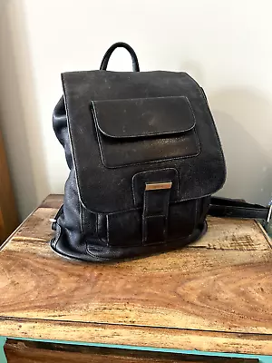 Vintage Leather Backpack • $25