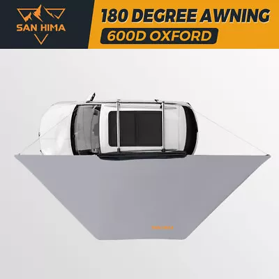 San Hima 180 Degree Free-Standing Awning 600D Double-Ripstop Oxford UPF50+ 4WD • $729.95