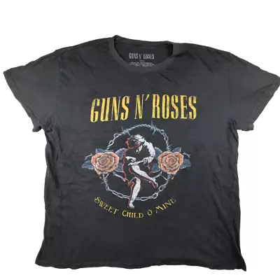 Guns N' Roses Sweet Child O' Mine T Shirt Size XXL 2XL Mens Graphic Band Tee • £18.99