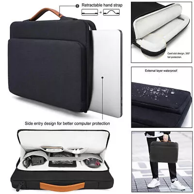 Anti-shock Laptop Carry Sleeve Case For Macbook Air Pro Lenovo Dell HP 13.3-14  • $29.99