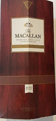 RARE CASK With Box - Macallan Empty Bottle Scotch Whiskey 2020 Release • $59.99