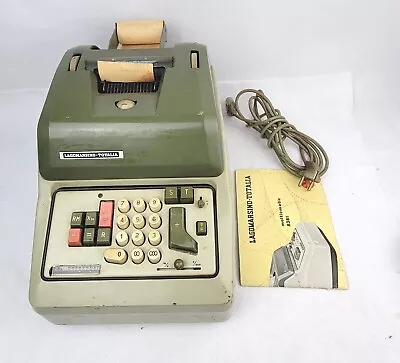 Vintage  Lagomarsino Totalia #8361 Electro Mechanical Addinng Calculator Italy • $95