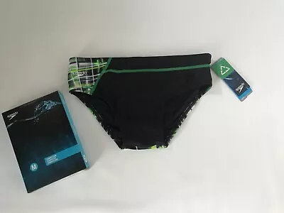 SPEEDO PowerFLEX Laser Sticks Competitive Swim BRIEFS Swimsuit Mens Size 30 NEW • $29.69