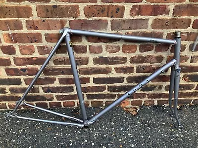 Vintage Soma Prestige Road Bike Frame 58cm Lugged Tange Champion Japan Damaged • $60