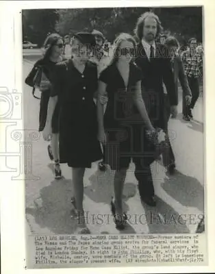 1974 Press Photo John Phillips Wife Genevieve & Michelle Phillips Los Angeles • $19.99