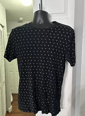 True Religion Men's All Over Monogram Tee T-Shirt In Black S/p • $14