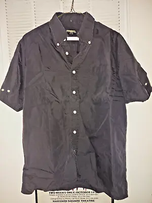 Vintage MERC Black Shirt L Mod Skinhead Lonsdale Brutus Ben Sherman • $25.99