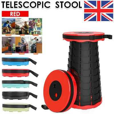 £13.86 • Buy Folding Stool Portable Telescoping Seat Camping Retractable Adjustable Outdoor